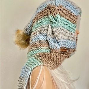 Hand Knits 2 Love Hoodie Scarf Cowl Hat Designer